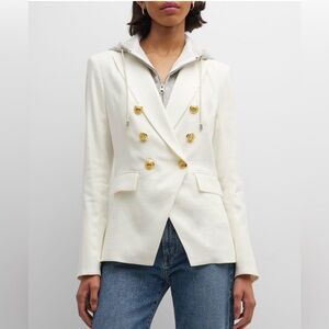 Veronica Beard Linen Miller Dickey Jacket Off White size 4